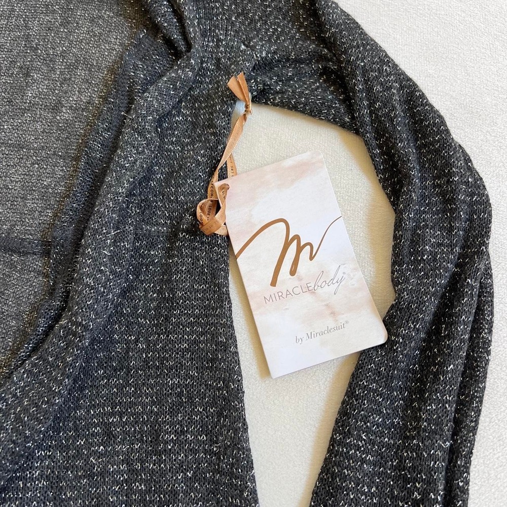 Black Sparkle Cardigan Whimsical Dreamy Spiritual Y2K Miracle Body NWT - Picture 3 of 8